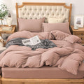 PURE ERA Jersey Knit Duvet Cover Set 100% T-Shirt Cotton Super Soft Comfy 3pc by PUREERA