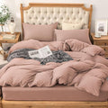 PURE ERA Jersey Knit Duvet Cover Set 100% T-Shirt Cotton Super Soft Comfy 3pc by PUREERA