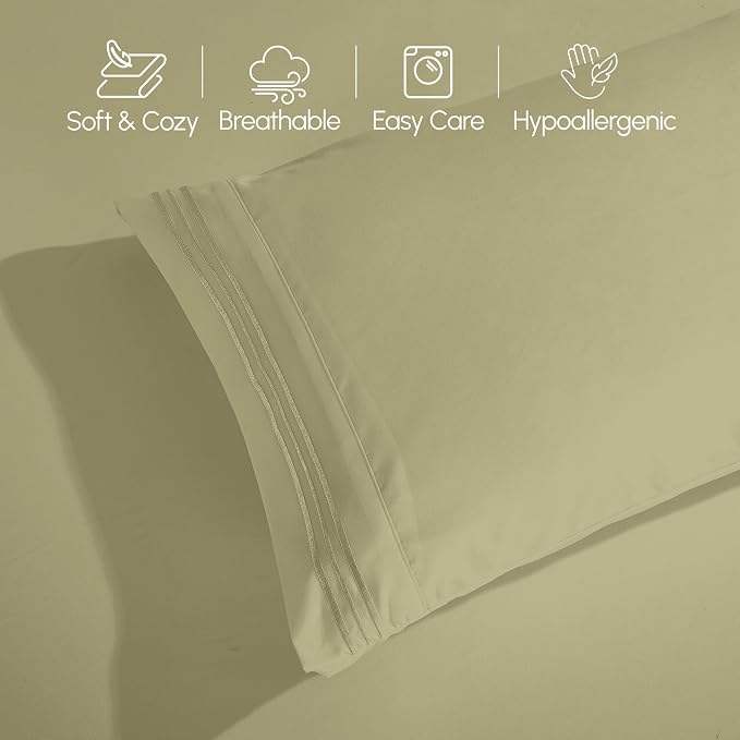 Elegant Comfort Luxurious 1500 Premium Hotel Quality Microfiber Three Line - Image 5
