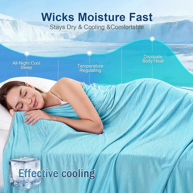 KMUSET Cooling Blanket Twin XL, Double Sided Summer Cooling Blankets - Image 4