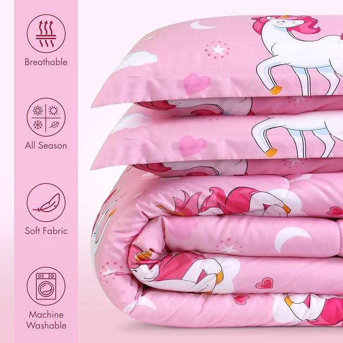 Utopia Bedding Unicorn Kids Comforter Set - Image 2