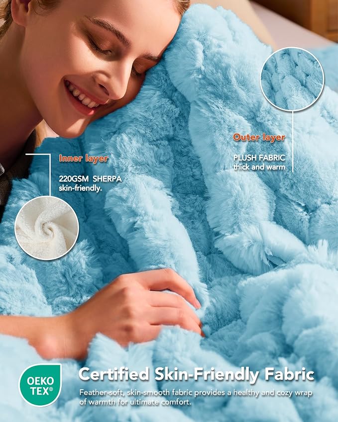 Homemate Electric Heated Throw Blanket - Image 5