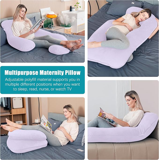 Cute Castle Pregnancy Pillows, Soft U-Shape Maternity Pillow - Image 7