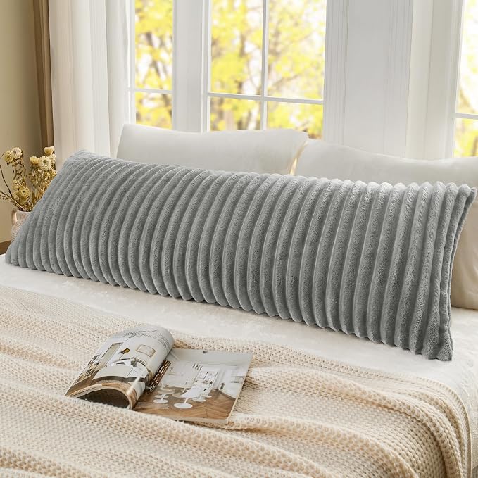 BEDELITE Fluffy Faux Fur Body Pillow Cover - Image 7