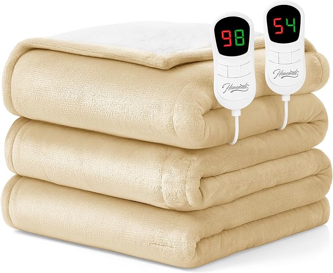 Homemate Electric Heated Blanket Queen Size by Homemate