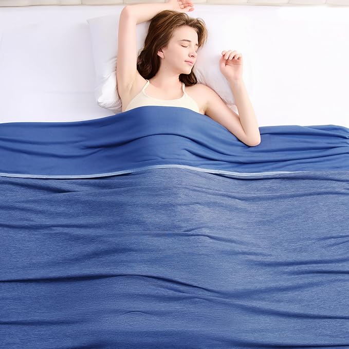 Topcee Cooling Blanket for Night Sweats, Absorbs Heat to Keep Adults Cool on by Topcee%E2%80%94ForYourGoodSleep
