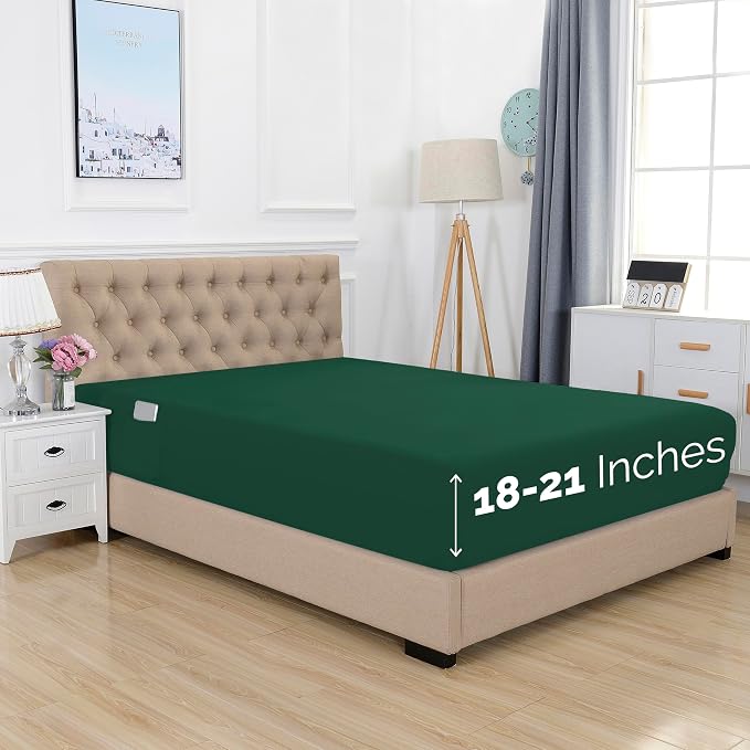 Elegant Comfort 1500 Premium Hotel Quality 18-21 Inches Deep by ELEGANTCOMFORT