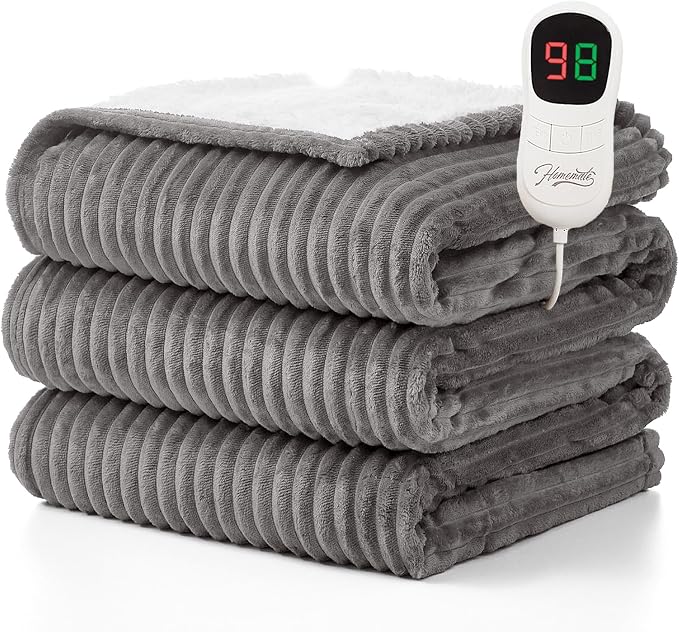 Homemate Electric Heated Blanket Full Size by Homemate