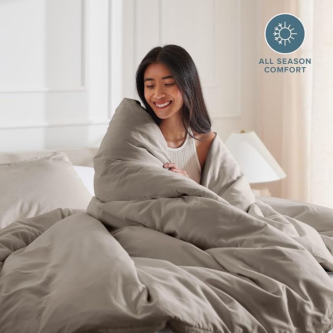 Bare Home Bedding Duvet Cover California King Size - Image 3