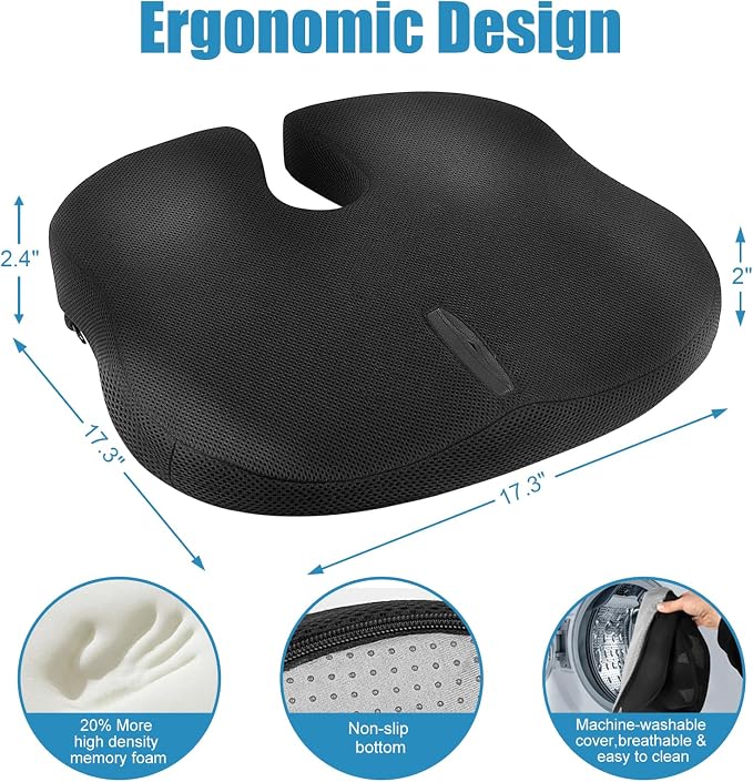Car Seat Cushion for Pregnant Drivers and Passengers, NHTSA Recommended Prevent - Image 7