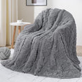 Drewin Fleece Weighted Blanket Queen Size, Ultra-Comfy Furry Sherpa Heavy by Home