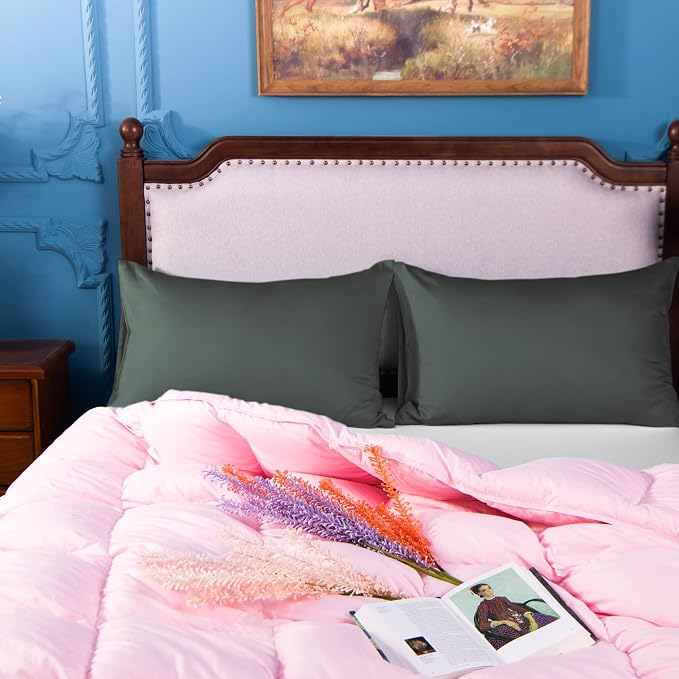 NTBAY Egyptian Cotton Queen Pillowcases - Image 7