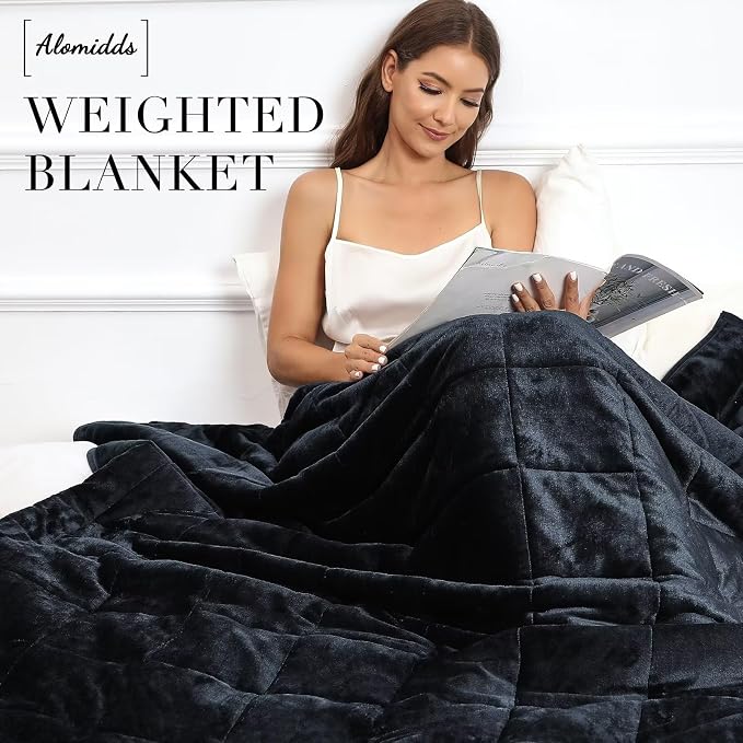 Alomidds Weighted Blanket Twin 20 Pounds, Adult Weighted Blankets - Image 4