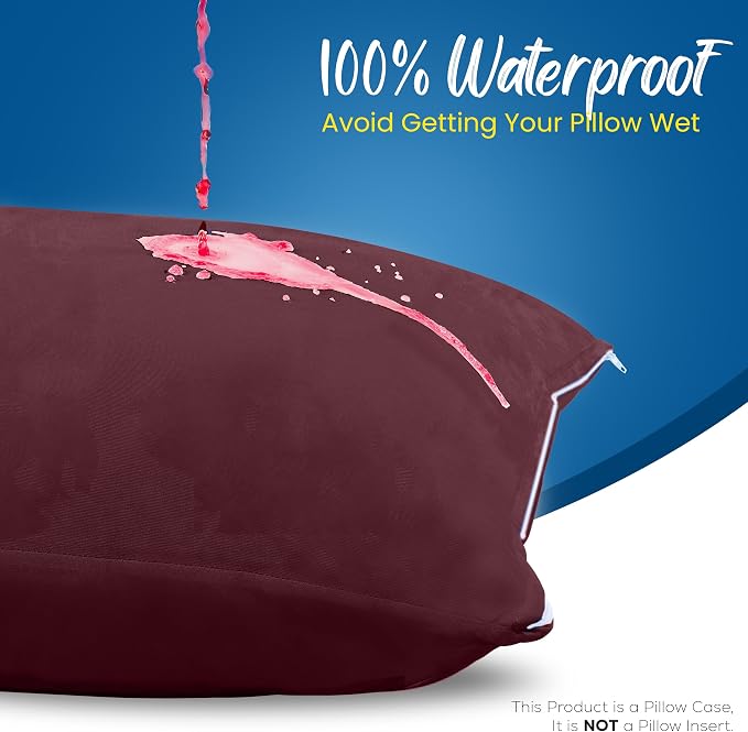 Utopia Bedding Premium 100% Waterproof Pillow Protectors - Image 3