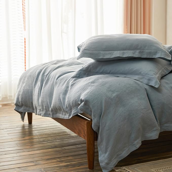 Simple&Opulence 100% Linen Duvet Cover Set - Image 7