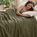 PHF Cooling Waffle Blanket King Size, Lightweight 60% Rayon from Bamboo & 40% by PHF