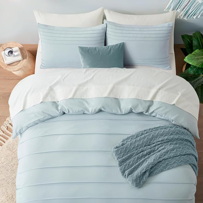 Oli Anderson Cornflower Blue Duvet Cover Queen Size - Image 5