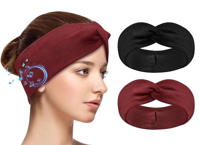 2-Pack Headband Headphones by BULYPAZY