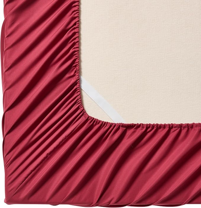 Twin XL Fitted Sheet Only with Full Elastic & Built in Corner Sheet Straps to - Image 2