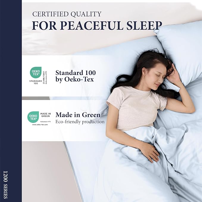 100% Egyptian Cotton Sheets California King Size - Image 6