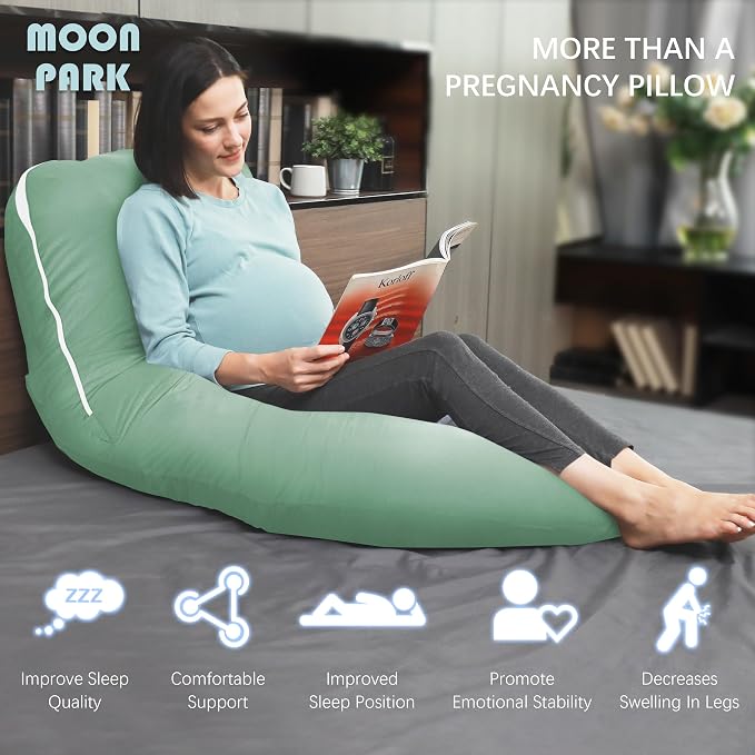 MOON PARK Pregnancy Pillows for Sleeping - Image 4