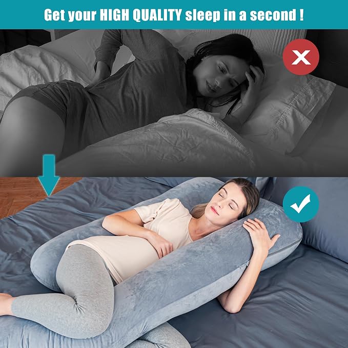 Cute Castle Pregnancy Pillows, Soft U-Shape Maternity Pillow - Image 6