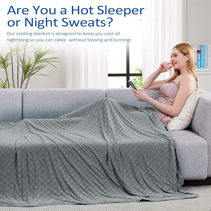 Topcee Cooling Blanket, Summer Cooling Blankets - Image 4