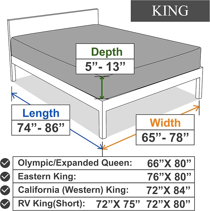 King Size Fitted Sheet Only - Image 6