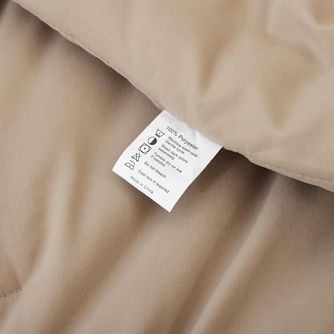ROSGONIA Oversized King Comforter 128x120 - Image 9