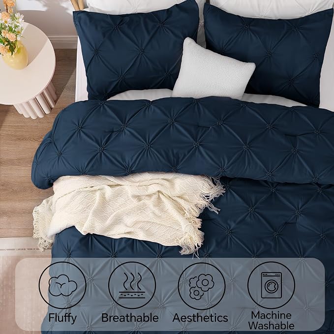 BEDELITE Navy Queen Comforter Set - Image 5
