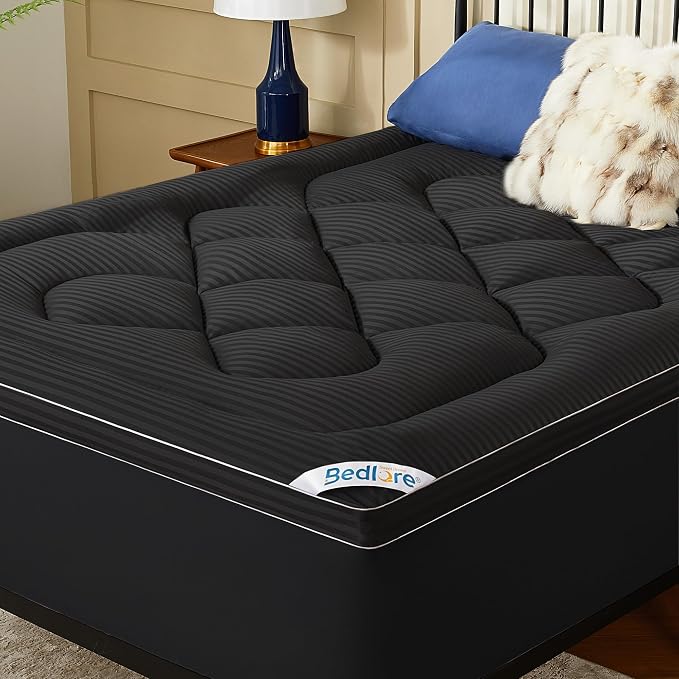 BEDLORE Twin Mattress Topper, Thick Pillow Top Pad by Bedlore