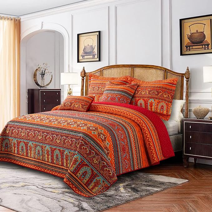 BEDIFANY Cotton Twin Size Bedspreads Set - Image 2