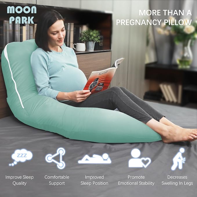 MOON PARK Pregnancy Pillows for Sleeping - Image 4