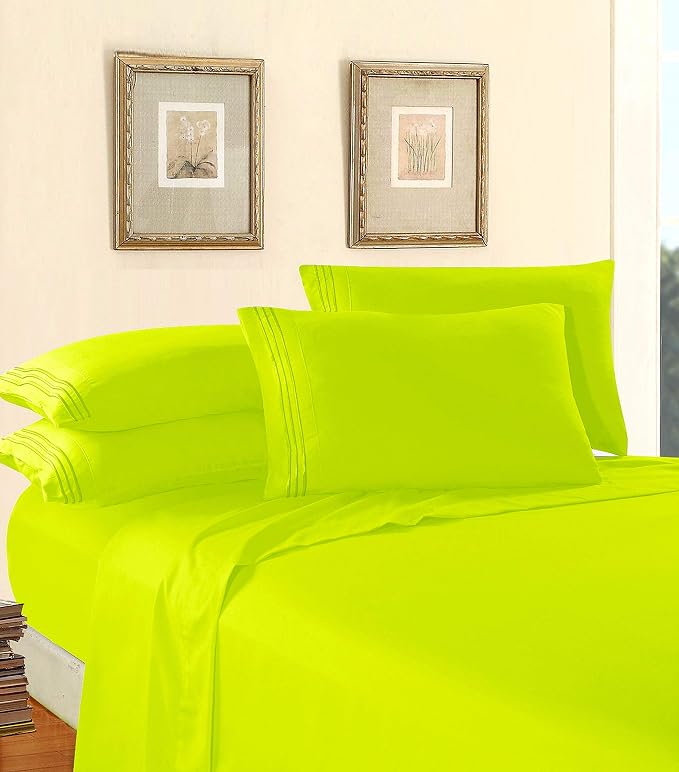 Elegant Comfort Luxury 1500 Premium Hotel Quality Microfiber 4-Piece Sheet Set - Image 3