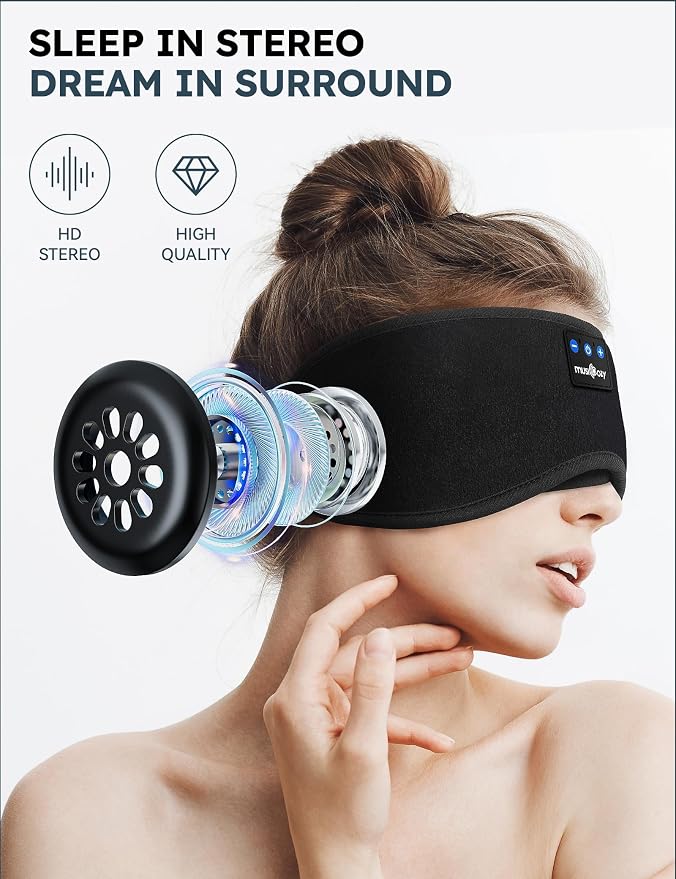 MUSICOZY Sleep Headphones, Wireless Music Earbuds Earphones - Image 4