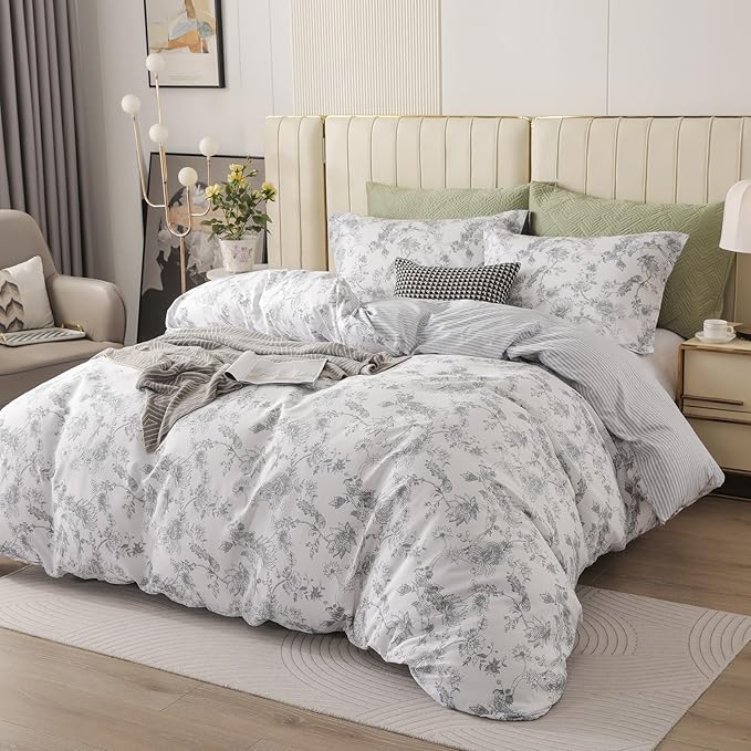 OAITE Duvet Cover Set, 100% Cotton Comforter Cover - Image 3
