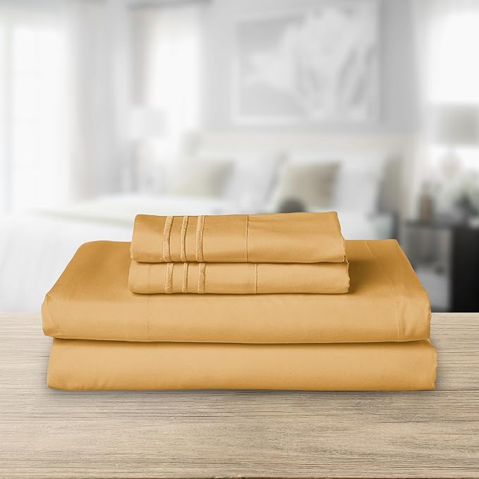 Elegant Comfort Luxurious 1500 Premium Hotel Quality Microfiber Three Line - Image 2