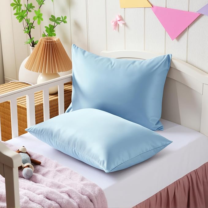 2 Pack Cooling Toddler Pillow Cases, Viscose Derived from Bamboo Small Pillow - Image 5