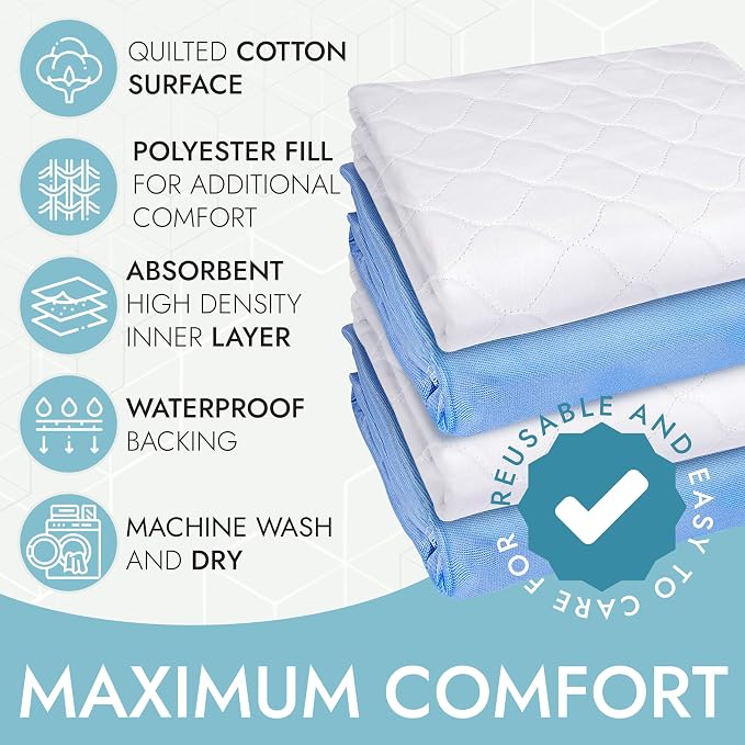 Epica Premium Ultra Plus Waterproof Sheet Protector Bed Pad, Waterproof - Image 4