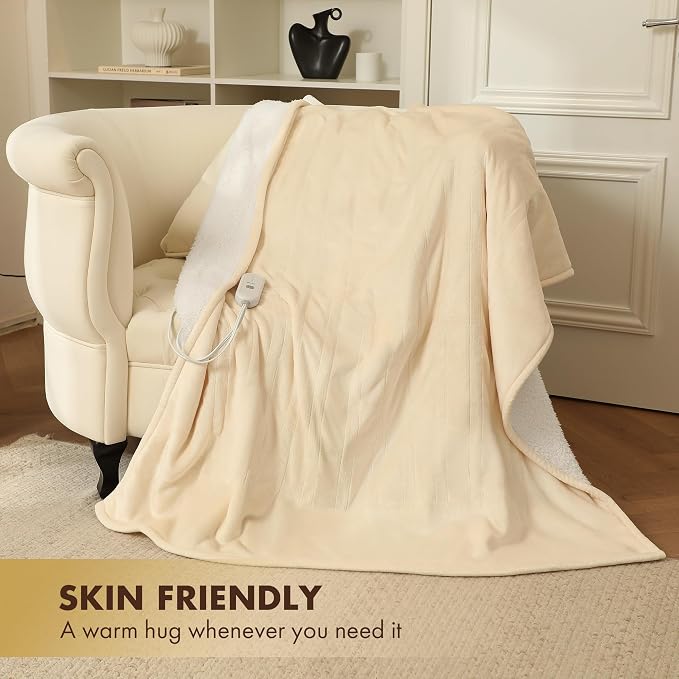 Electric Blanket Heated Throw 50" x 60" - Image 8