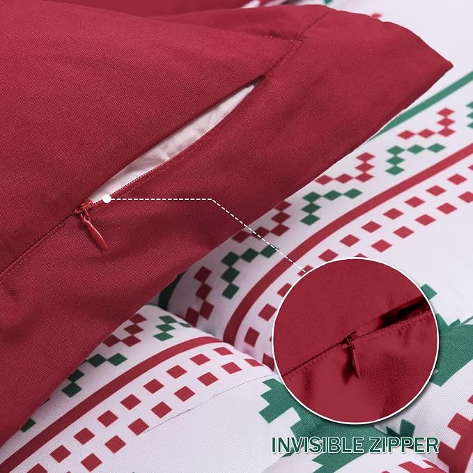 downluxe Christmas Comforter Set King - Image 6