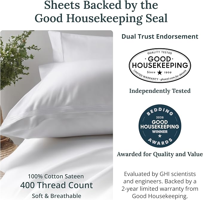 California Design Den 6-Pc Queen Size Sheet Set - Image 2