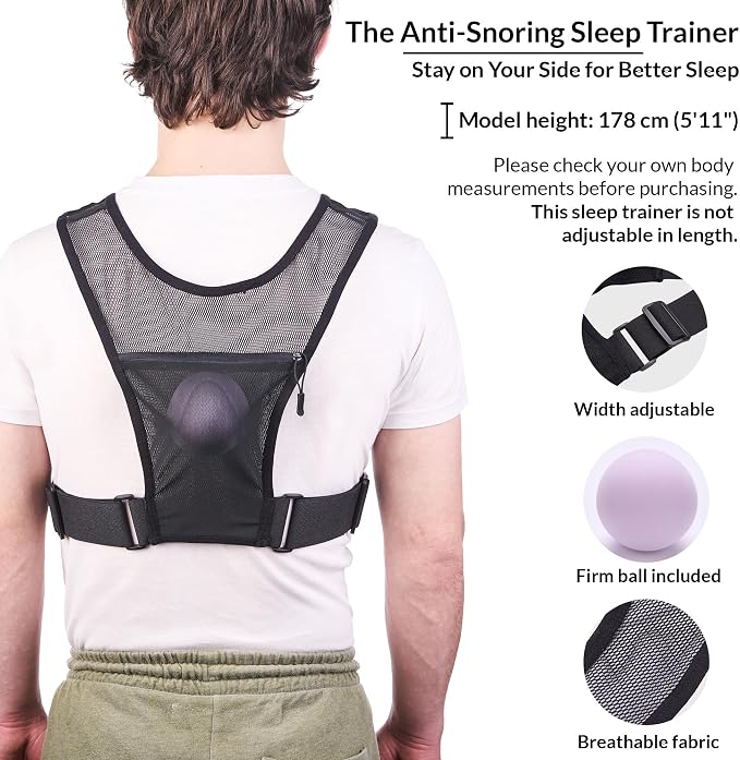 ODOXIA Anti Snoring Device | Positional Sleep Apnea Device | Side Sleep Trainer - Image 2