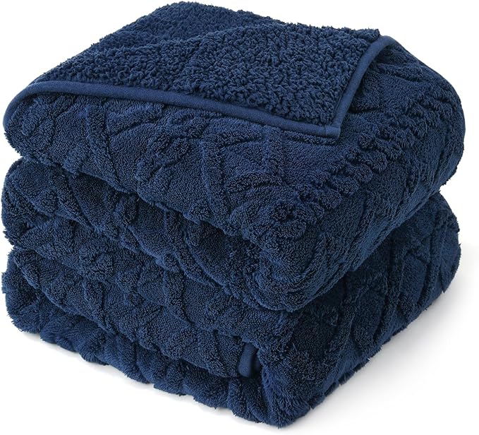 Weighted Blanket Queen Size 60x80 inches, Toasty Soft Stylish Sherpa Bed by Home
