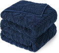 Weighted Blanket Queen Size 60x80 inches, Toasty Soft Stylish Sherpa Bed by Home