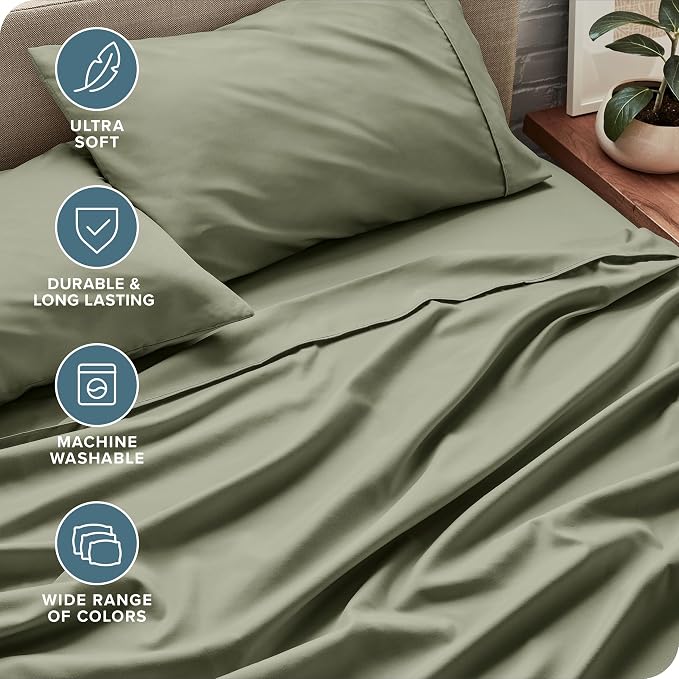 Bare Home Queen Sheet Set - Image 4