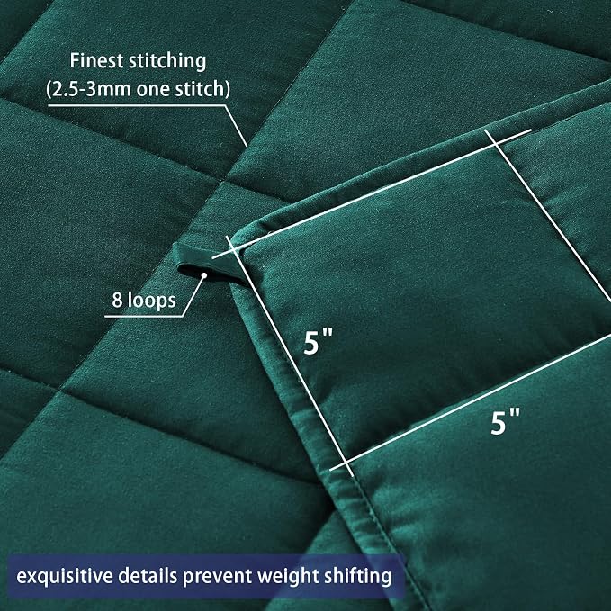 yescool Weighted Blanket for Adults Cooling Heavy Blanket for Sleeping Perfect - Image 4