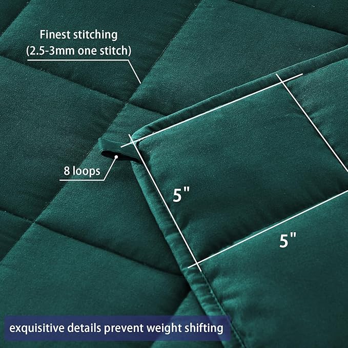 yescool Weighted Blanket for Adults Cooling Heavy Blanket for Sleeping Perfect - Image 4