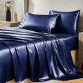 CozyLux Satin Sheets Queen Size Bed Set by CozyLux