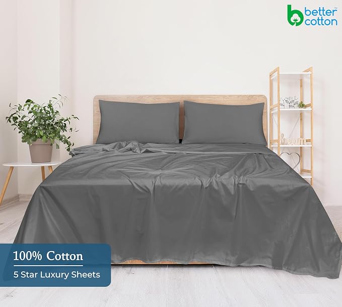 400 Thread Count 100% American Grown Cotton Flat Sheet - Image 6